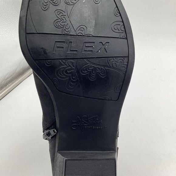 Life‎ Stride Soft  System Women's Black Suede Ankle Boots Size 10 M - Picture 9 of 10